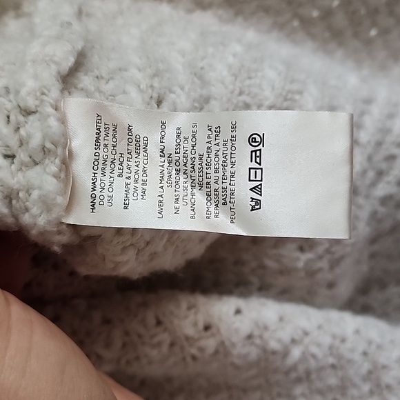 Free People Whistle Henley waffle sweater size medium in cream - Picture 11 of 12